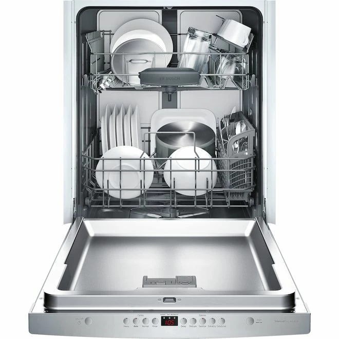 Bosch 300 Series Slide-In Dishwasher with PrecisionWash and ExtraScrub - Stainless Steel 3 Bosch 300 Series Slide-In Dishwasher with PrecisionWash and ExtraScrub - Stainless Steel - Image 3