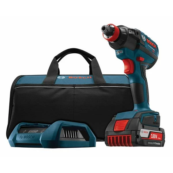 Bosch Brushless Impact Driver Kit - 18 V - 1/4" and 1/2" 1 Bosch Brushless Impact Driver Kit - 18 V - 1/4" and 1/2"