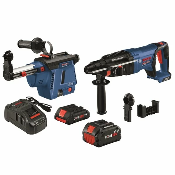 Bosch Brushless SDS-plus® Bulldog Rotary Hammer Kit - 18 V - 1-in 1 Bosch Brushless SDS-plus® Bulldog Rotary Hammer Kit - 18 V - 1-in