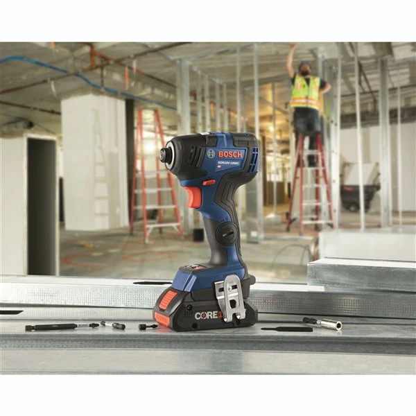 Bosch Brushless Connected-Ready Hex Impact Driver - 1/4-in - 18 V 2 Bosch Brushless Connected-Ready Hex Impact Driver - 1/4-in - 18 V - Image 2