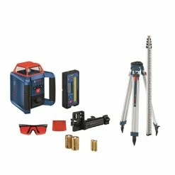 Bosch GRL2000-40HK 2000-ft Red Beam Self-Levelling Rotary 360° Laser Level Kit with Hard Case